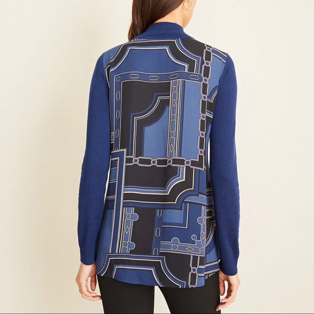 Ann Taylor Chain Link Sweater XXL